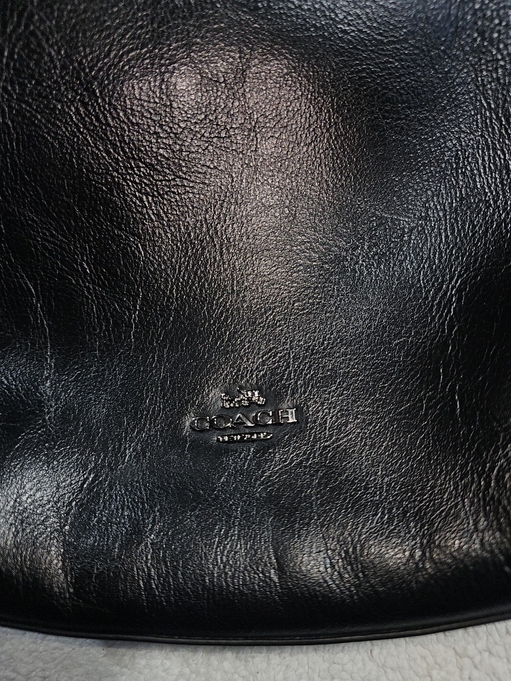 Coach Black Leather Crossbody Bag - Picture 2 of 12